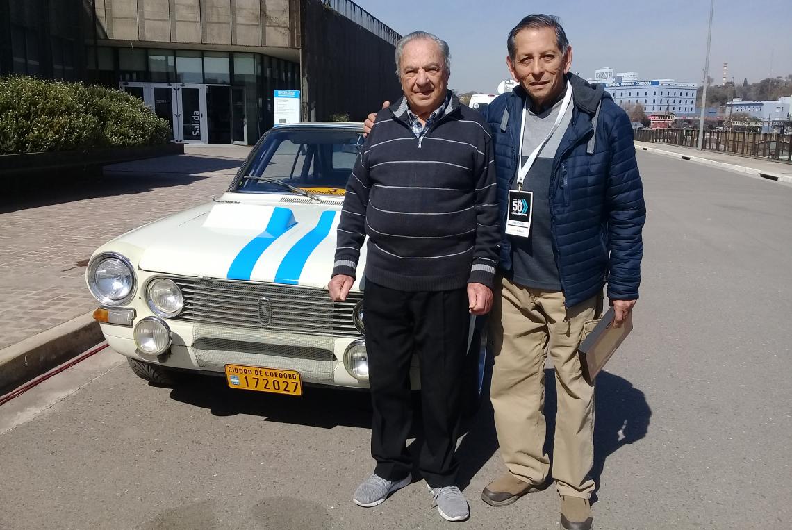 Henzo Comari y Alberto Cordero, mecánicos de aquella hazaña.