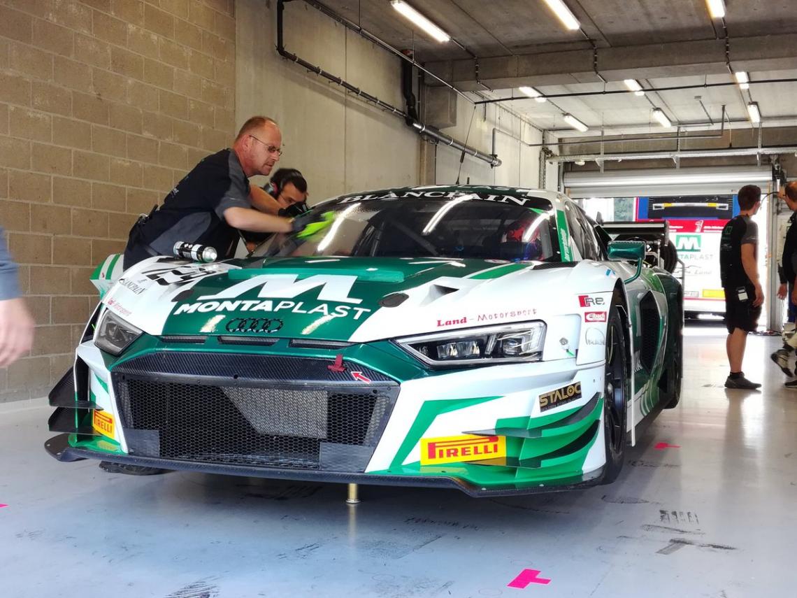 El Audi, con Pechito al mando.