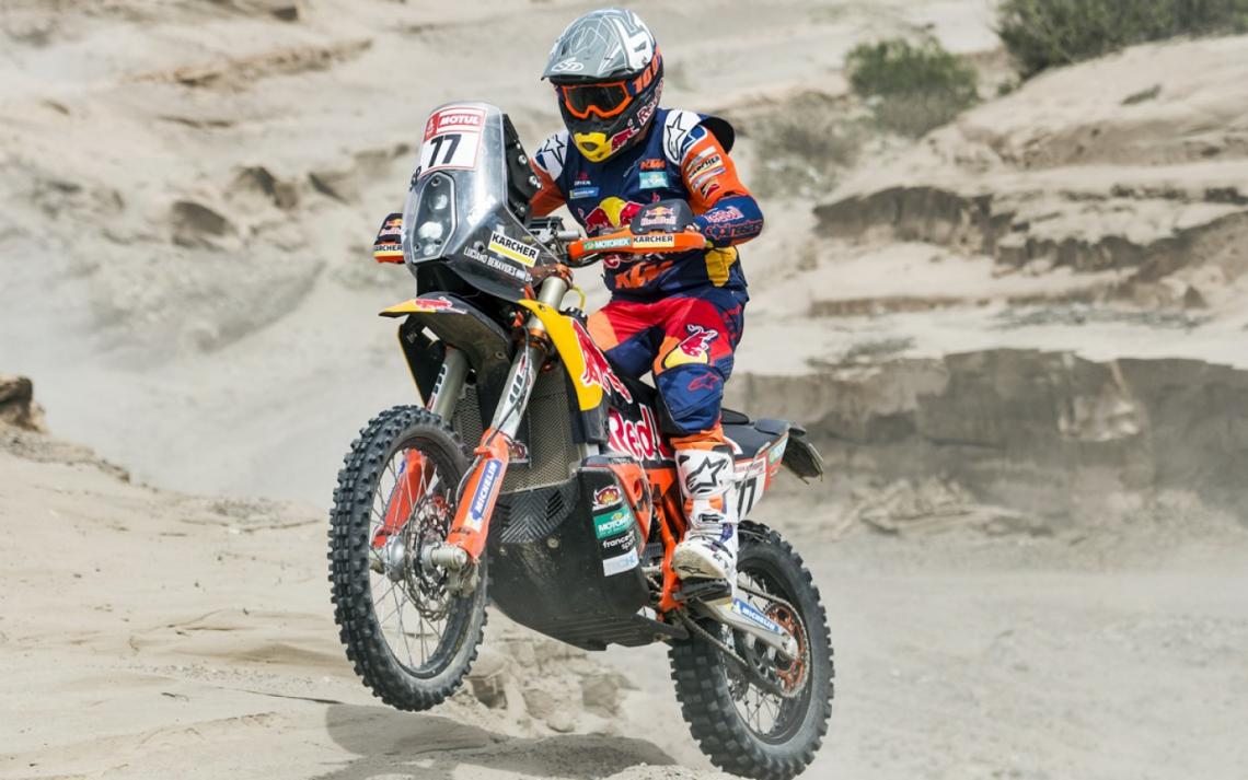 Luciano Benavides se destacó en su segundo Dakar.