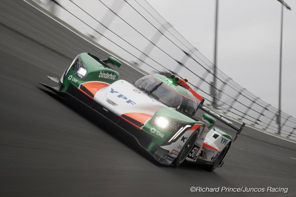 El Cadillac del Juncos Racing, con el que Canapino y Juncos competirán en Daytona.